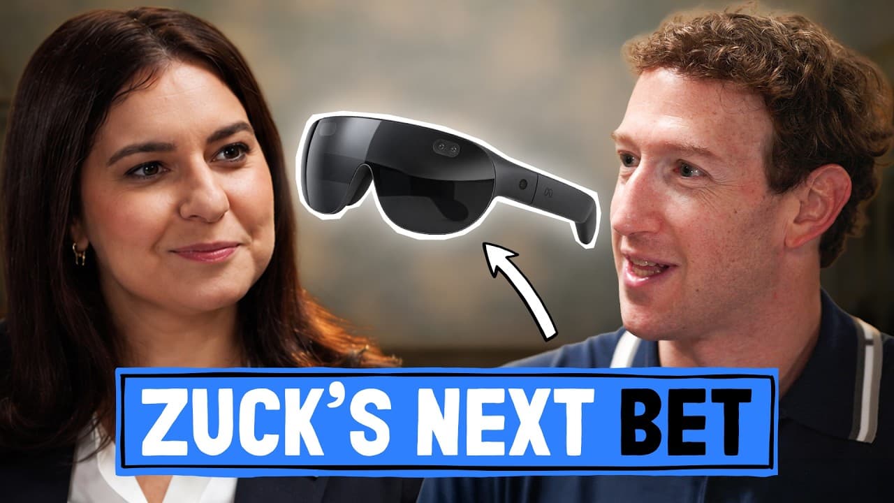 Zuckerberg: la alineación como argumento de venta, las gafas como destino