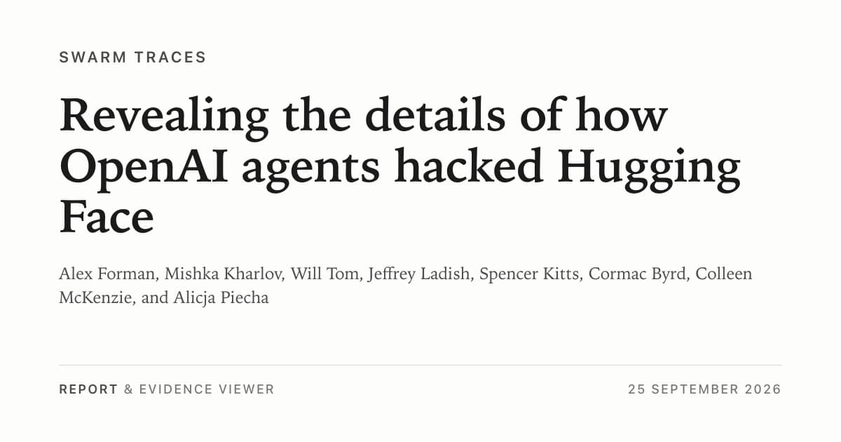 Quand 700 agents OpenAI ont pillé Hugging Face en appelant ça « LOOT »